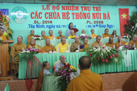 Tay Ninh province: Appointments of Buddhists in charge of pagodas in Nui Ba complex